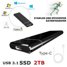 Laden Sie das Bild in den Galerie-Viewer, Externe Ultra-Speed-SSD-Festplatte