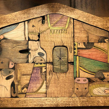 Laden Sie das Bild in den Galerie-Viewer, Holz Jesus-Puzzle Set
