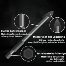 Laden Sie das Bild in den Galerie-Viewer, Dreieckbohrer mit Sechskantschaft aus Legierung(5 STÜCKE)