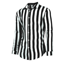 Laden Sie das Bild in den Galerie-Viewer, Gestreiftes Frühlingshemd für Herren
