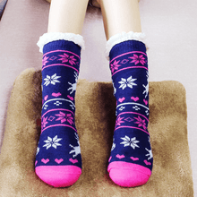 Laden Sie das Bild in den Galerie-Viewer, Thermo Fleece Super Weiche Slipper Socken