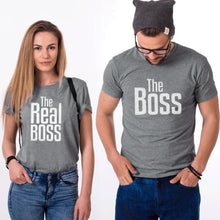 Laden Sie das Bild in den Galerie-Viewer, "The Boss", "The real Boss" lustiges T- Shirt