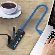 Laden Sie das Bild in den Galerie-Viewer, Hochgeschwindigkeits-USB-Hub mit mehreren Anschlüssen