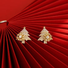 Laden Sie das Bild in den Galerie-Viewer, 🎄FRÜHWEIHNACHTSVERKAUF🎄 Drehbare Weihnachtsbaum-Ohrringe