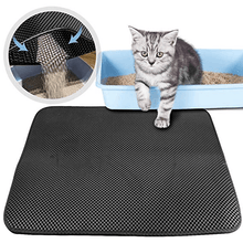 Laden Sie das Bild in den Galerie-Viewer, Rutschfeste & Wasserdichte Katzenstreu Matte