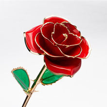 Laden Sie das Bild in den Galerie-Viewer, Blüte Ewige 24K Gold Rose