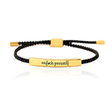 Laden Sie das Bild in den Galerie-Viewer, UNF♥CK YOURSELF TUBE BRACELET
