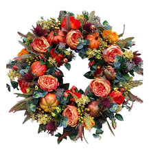 Laden Sie das Bild in den Galerie-Viewer, Halloween-Kürbis-Kranz