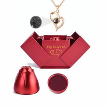 Laden Sie das Bild in den Galerie-Viewer, Herzförmige Projektionshalskette(Ich liebe dich in 100 Sprachen)