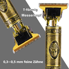 Laden Sie das Bild in den Galerie-Viewer, Vintage Ölkopf Farbverlauf Gravur elektrischen Haarschneider
