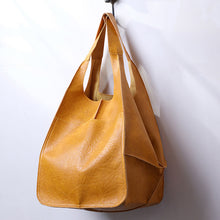 Laden Sie das Bild in den Galerie-Viewer, Frauen übergroße Leder Handtaschen