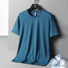 Laden Sie das Bild in den Galerie-Viewer, Rundhals-T-Shirt aus Eisseide
