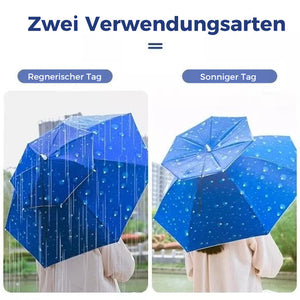 Regenschirmhut für das Fischen und Gartenarbeit