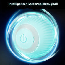 Laden Sie das Bild in den Galerie-Viewer, 【großer Verkauf】Intelligenter Elektrischer Selbstrollender Katzenspielzeugball
