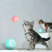 Laden Sie das Bild in den Galerie-Viewer, 【großer Verkauf】Intelligenter Elektrischer Selbstrollender Katzenspielzeugball
