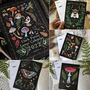 📅2024 Dark Forest Lunar Calendar ☘