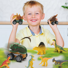 Laden Sie das Bild in den Galerie-Viewer, Musik Dinosaurier Transportwagen
