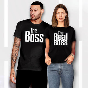 "The Boss", "The real Boss" lustiges T- Shirt