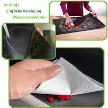 Laden Sie das Bild in den Galerie-Viewer, Hirundo Antihaft BBQ Grillmatten mit Schneidebox
