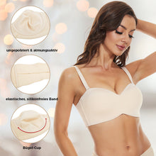 Laden Sie das Bild in den Galerie-Viewer, Rutschfester Bandeau-BH mit vollem Halt
