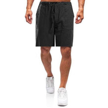 Laden Sie das Bild in den Galerie-Viewer, Lockere Freizeitshorts aus Leinen für Herren
