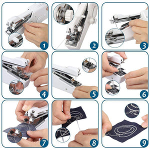 🔥Aktion am letzten Tag 50 %-Mini tragbare Handnähmaschine