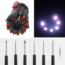 Laden Sie das Bild in den Galerie-Viewer, 8-in-1-Schraubendreher mit LED-Taschenlampe

