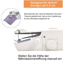 Laden Sie das Bild in den Galerie-Viewer, 🔥Aktion am letzten Tag 50 %-Mini tragbare Handnähmaschine
