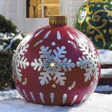 Laden Sie das Bild in den Galerie-Viewer, Aufblasbarer Weihnachtsball im Freien dekoriert
