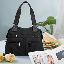 Laden Sie das Bild in den Galerie-Viewer, Wasserdichte Einfache Nylon-Handtasche
