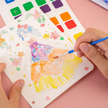Laden Sie das Bild in den Galerie-Viewer, Unendlicher Kindheitstraum handgemalt
