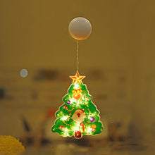 Laden Sie das Bild in den Galerie-Viewer, Weihnachten Fenster Dekorative Saugnapf Lichter
