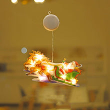 Laden Sie das Bild in den Galerie-Viewer, Weihnachten Fenster Dekorative Saugnapf Lichter
