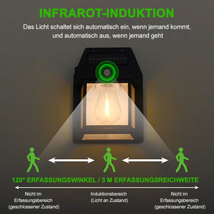 🌈✨Solar Wolfram Wandleuchte für den Außenbereich✨