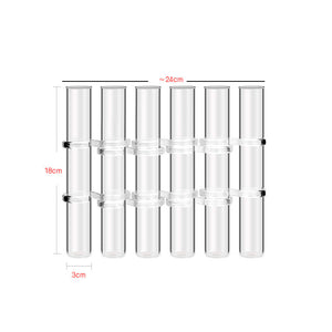 Kreative Reagenzglasvase aus Glas